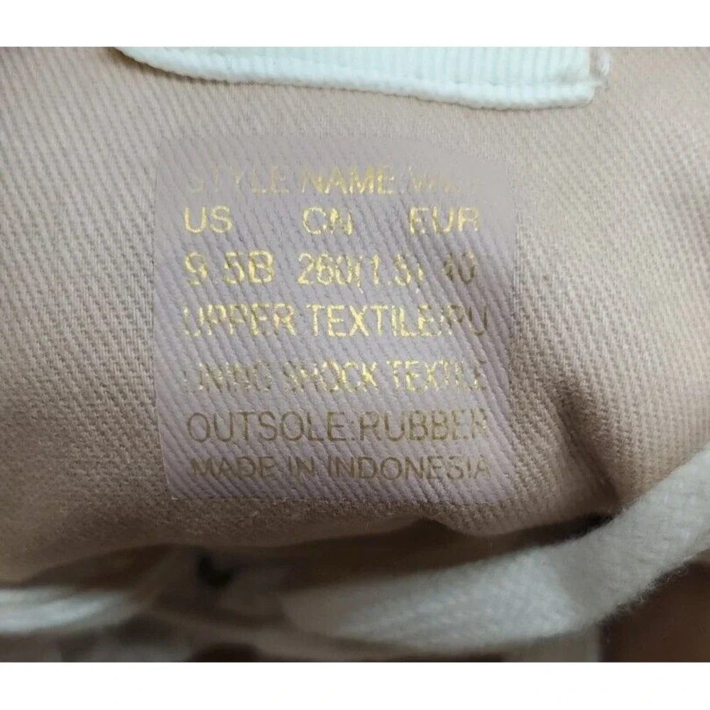 Kate‎ Spade Vale Canvas Sneakers Women's 9.5B Parchment Beige K3813 New/Blemish